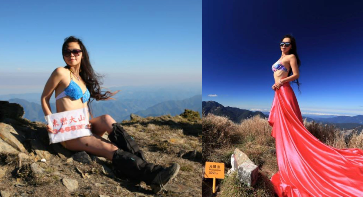 Murió congelada la montañista que escalaba en bikini