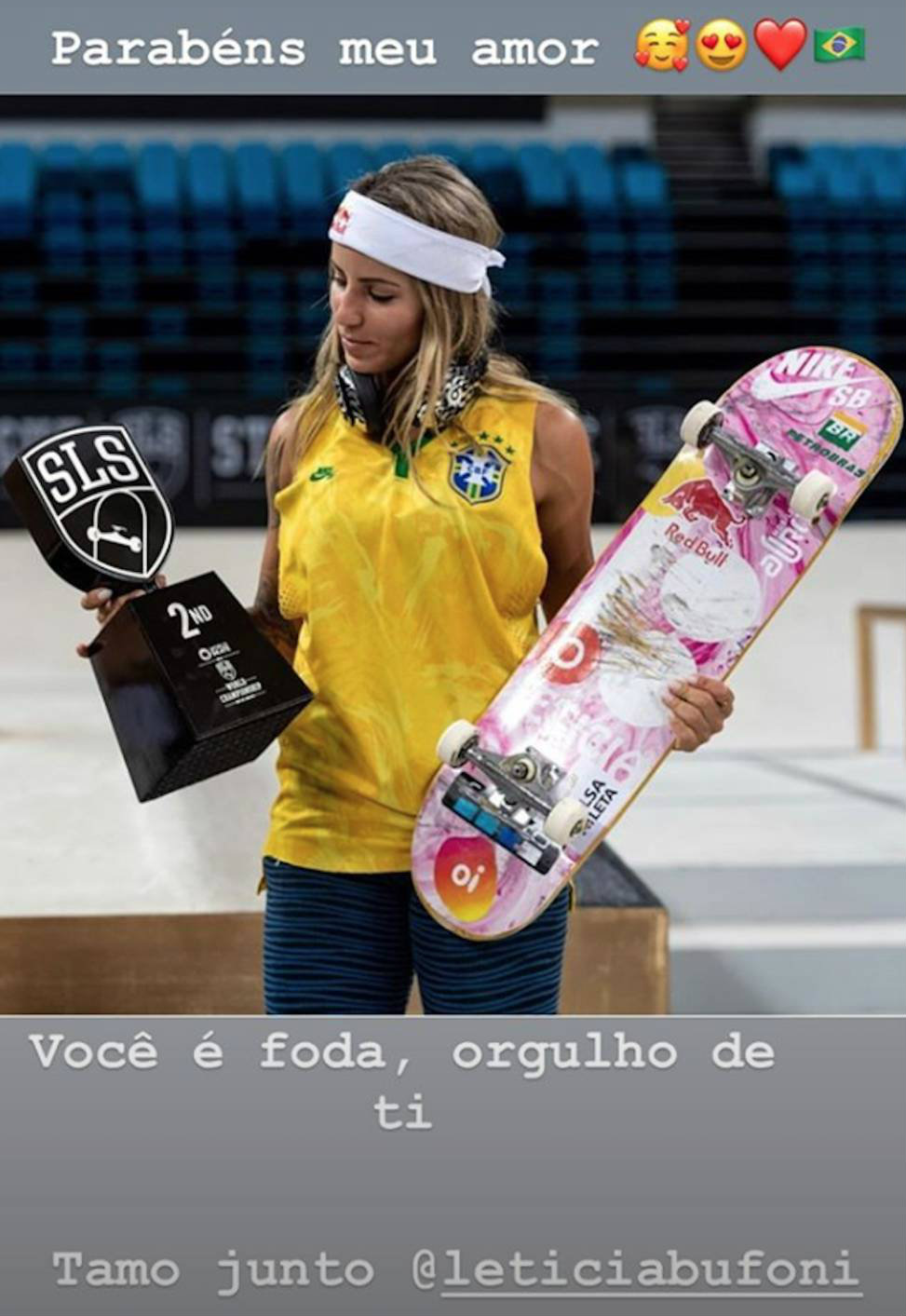 Neymar confirma noviazgo con skater brasilena