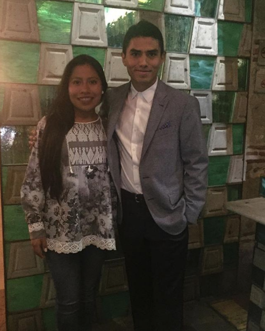 Jorge Antonio Guerrero y Yalitza Aparicio