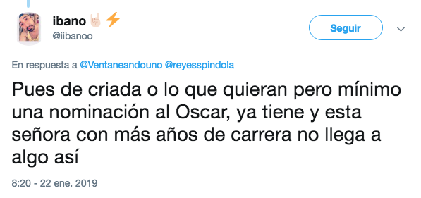Patricia Reyes Spíndola no cree que Yalitza Aparicio logre destacar en la actuación