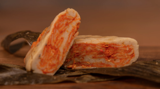 El tamal de chilaquiles de Michoacán