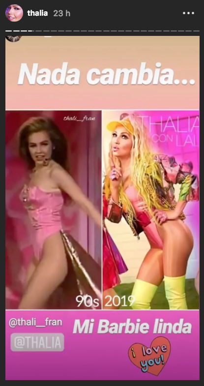 Thalía anuncia nuevo video musical vestida como Barbie