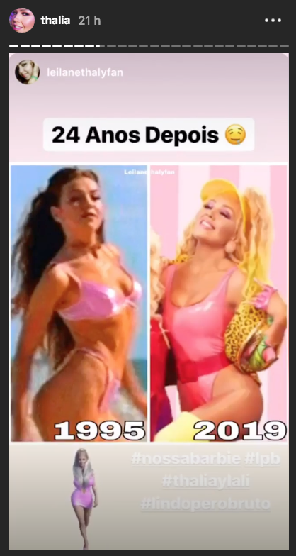 Thalía anuncia nuevo video musical vestida como Barbie