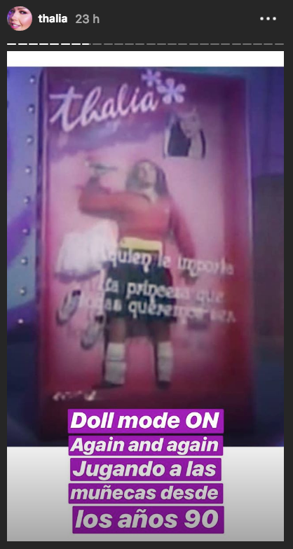 Thalía anuncia nuevo video musical vestida como Barbie