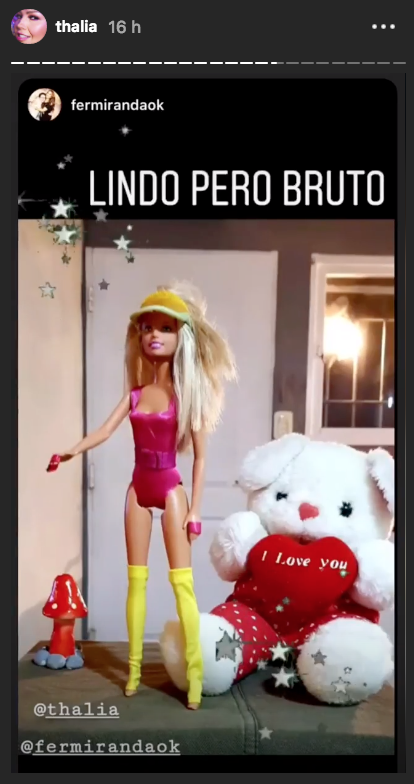 Thalía anuncia nuevo video musical vestida como Barbie