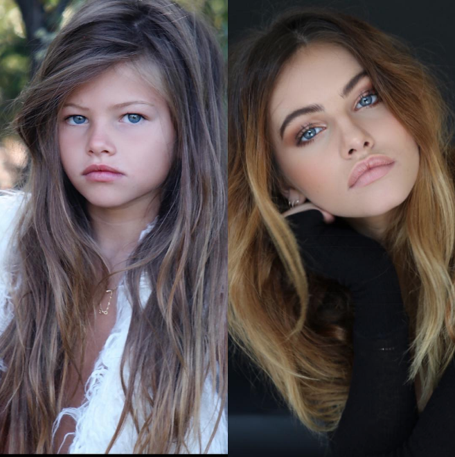 Thylane Blondeau sorprende con su 10 year challenge