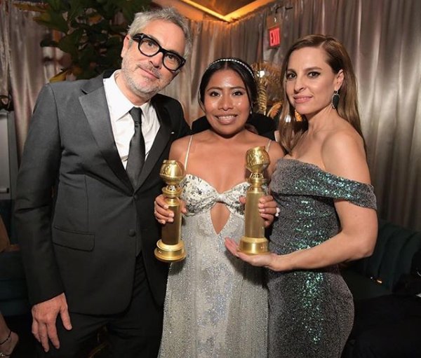 Yalitza Aparicio se reunió con Angelina Jolie