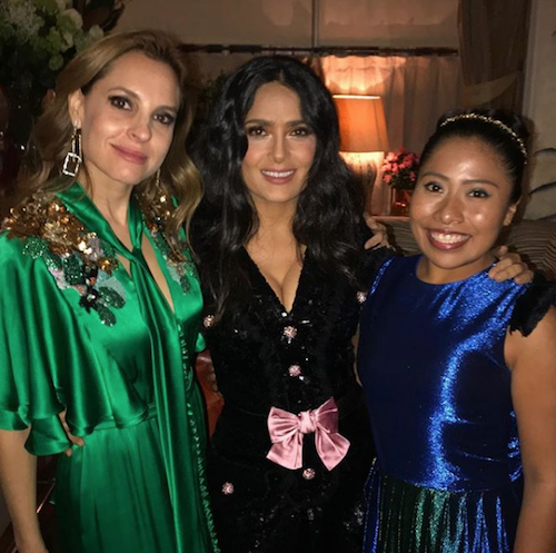 Foto Yalitza Aparicio Salma Hayek 9 Febrero 2019