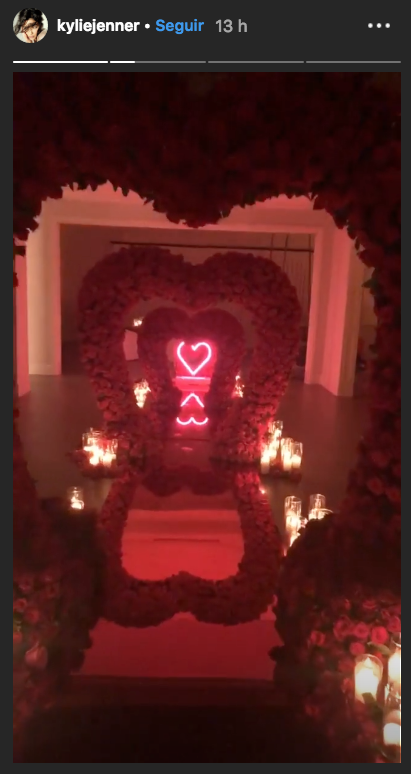 Kylie Jenner recibe regalo por adelantado de 14 de febrero