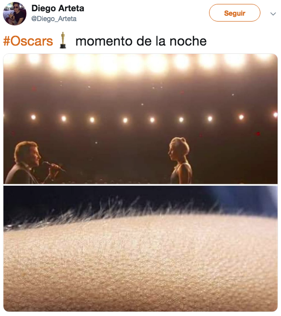 Lady Gaga y Bradley Cooper se ganaron los Oscar
