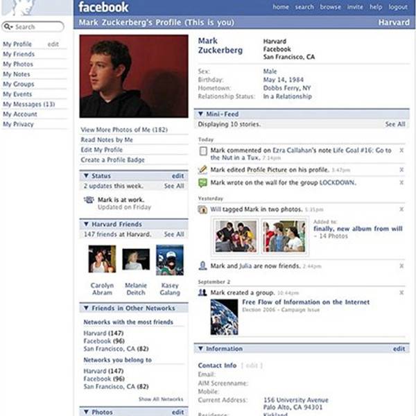 Así ha cambiado facebook en 15 años