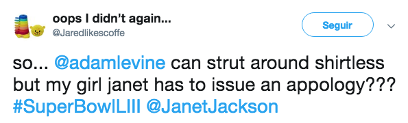 Critican a Janet Jackson por quitarse la playera en show de medio tiempo del Super Bowl