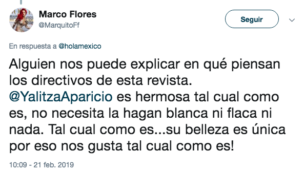 Critican portada de Hola con Yalitza Aparicio