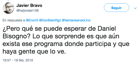 Daniel Bisogno llama ladrón de autopartes al actor Jorge Antonio Guerrero