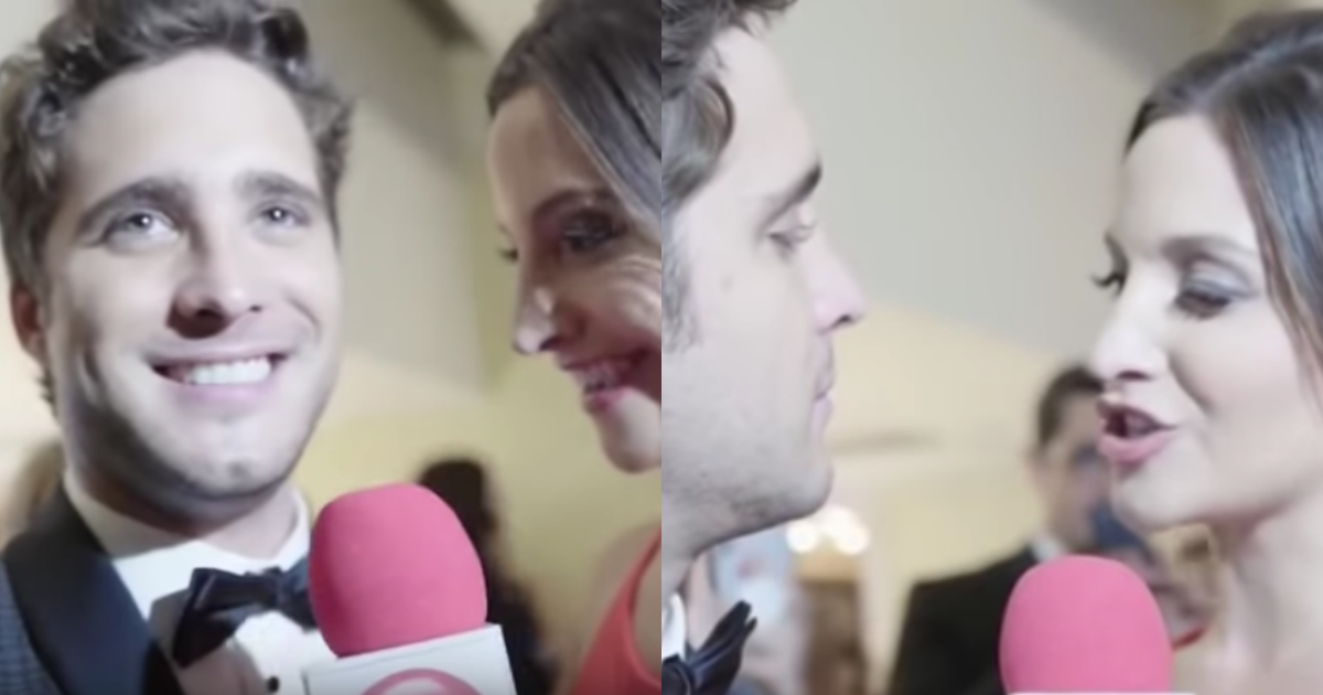 VIDEO: Conductora le roba beso a Diego Boneta