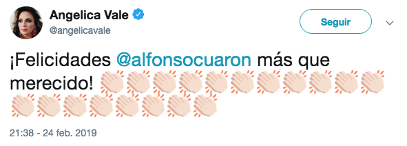 Famosos reaccionan al triunfo de Roma en el Oscar