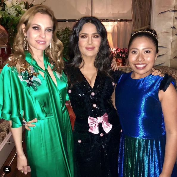 Las fotos de Yalitza Aparicio con otros famosos y famosas