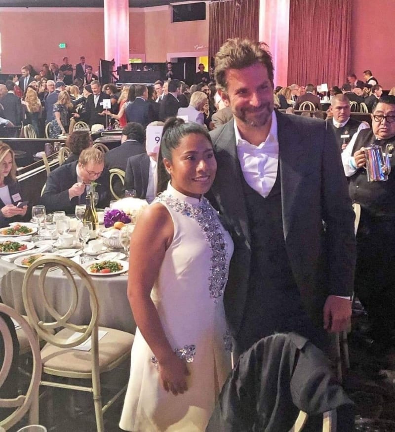 Las fotos de Yalitza Aparicio con otros famosos y famosas