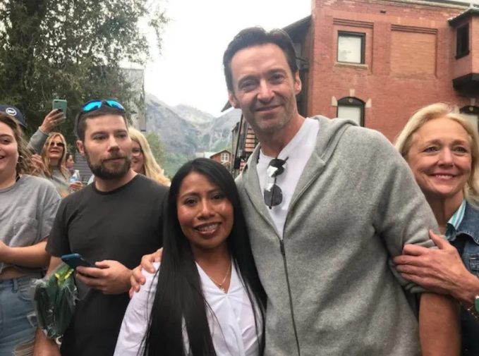 Las fotos de Yalitza Aparicio con otros famosos y famosas