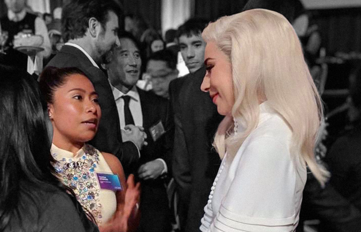 Las fotos de Yalitza Aparicio con otros famosos y famosas