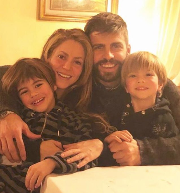 El pastel de cumpleaños de Shakira y Gerard Pique