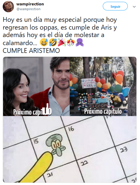 hoy es el Día de Molestar a Calamardo y celebramos con memes