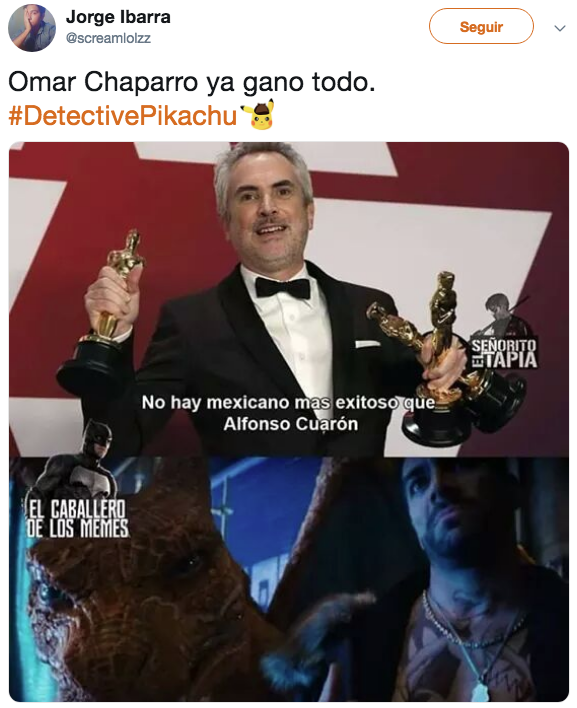 Memes de Omar Chaparro en la película de Pokémon