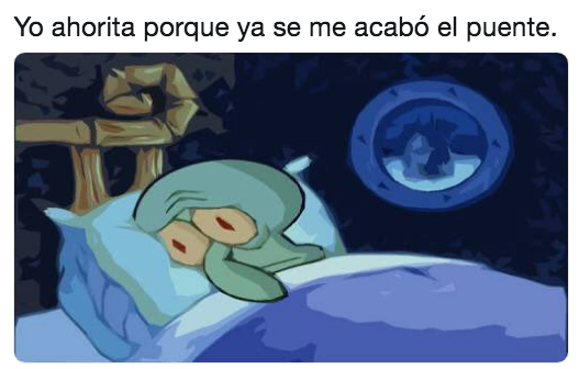 Memes por el fin del puente