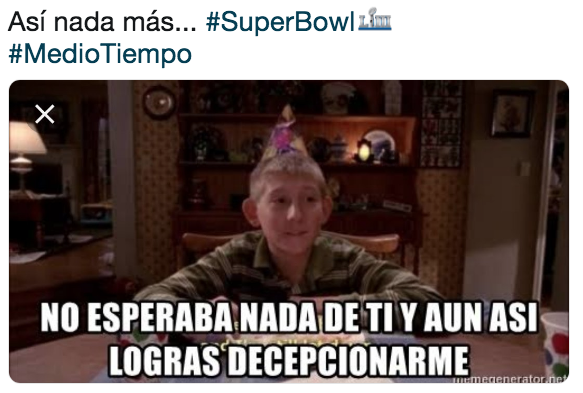 Mejores memes medio tiempo del super bowl 2019