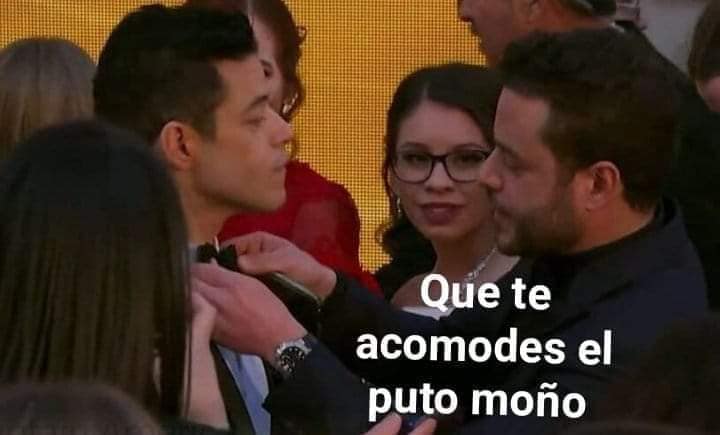 El moño de Rami Malek en los Oscar
