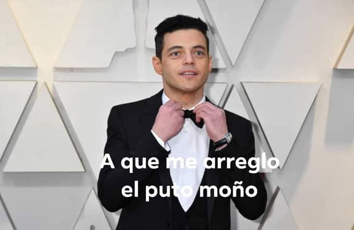 El moño de Rami Malek en los Oscar