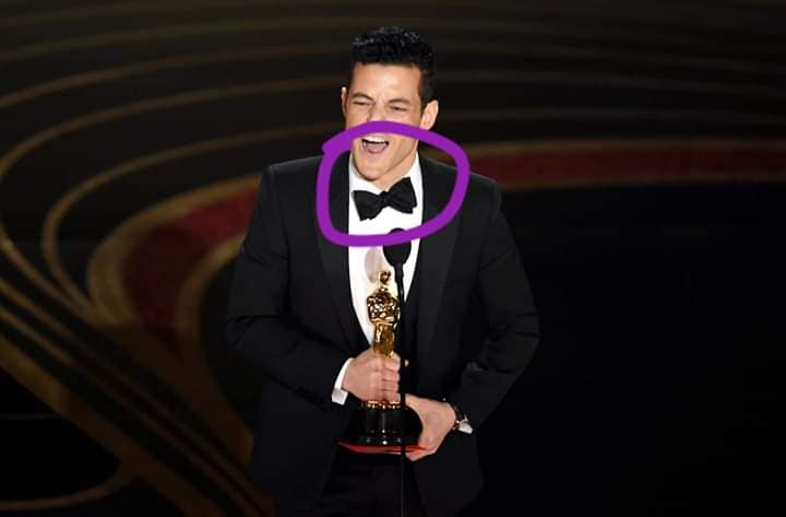 El moño de Rami Malek en los Oscar