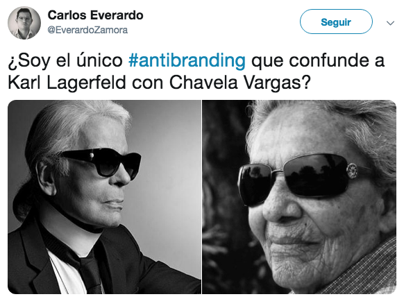 Comparan a Karl Lagerfeld con Chavela Vargas