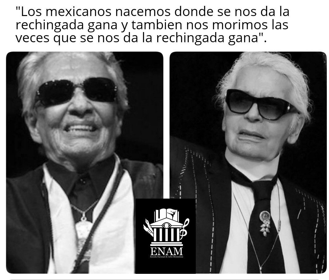 Comparan a Karl Lagerfeld con Chavela Vargas