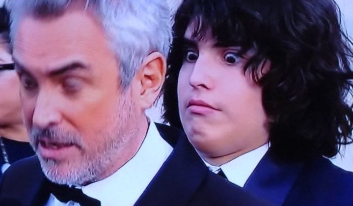 Por qué el hijo de Alfonso Cuaron hizo caras