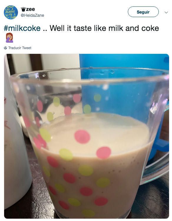Milk coke challenge