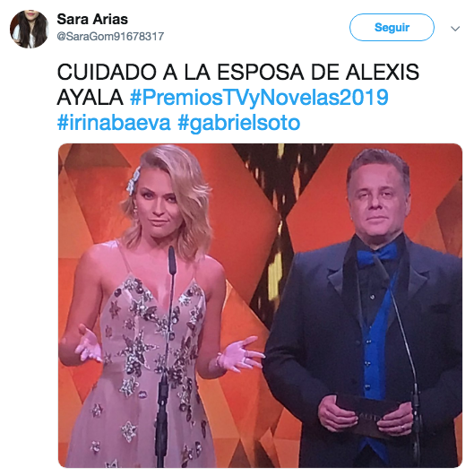 Critican a Irina Baeva en los premios TVyNovelas