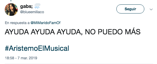Aristemo el musical reacciones