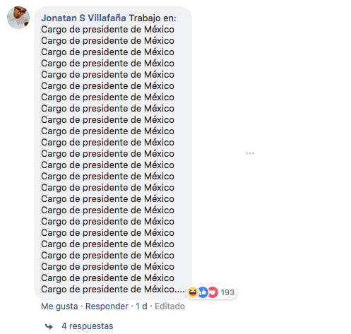 Niño presenta biografía de porfirio díaz con perfil de facebook