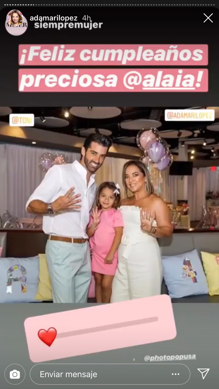 Adamari López festeja cumpleaños de su hija