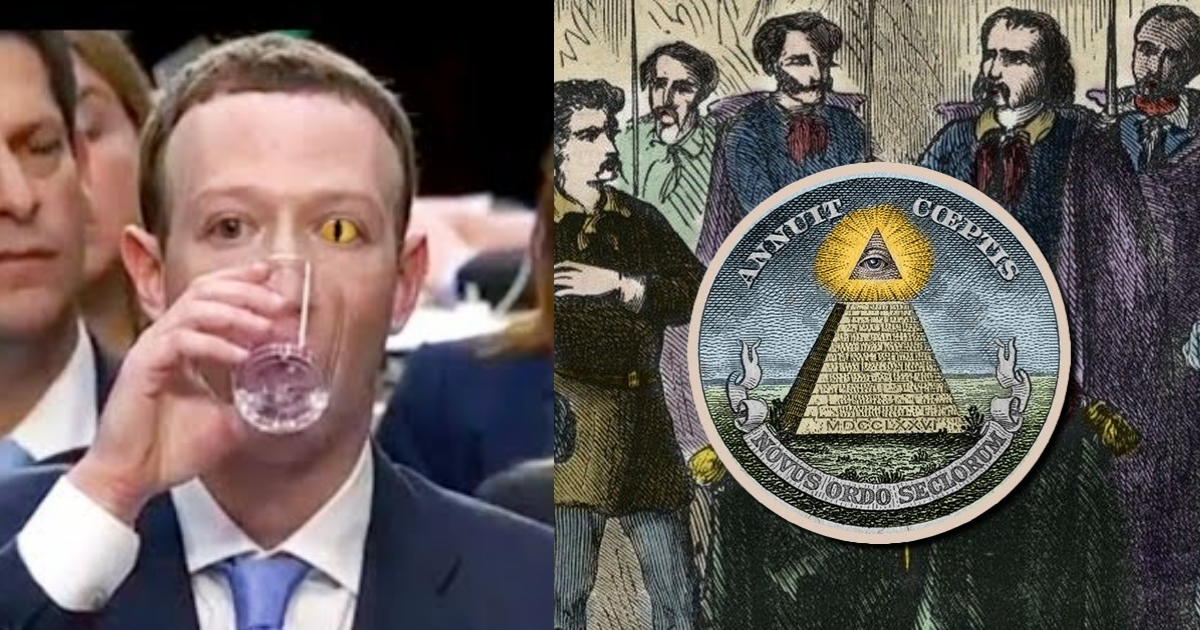 Facebook se cayó por pelea entre Illuminatis y Reptiliano