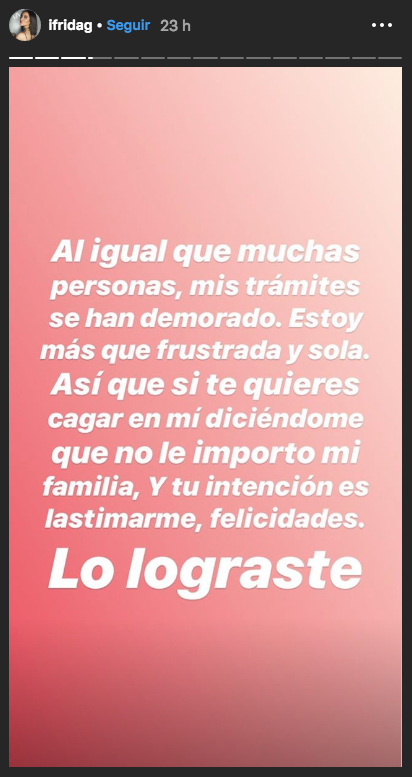 Frida Sofía estalla en contra de la familia de Silvia Pinal