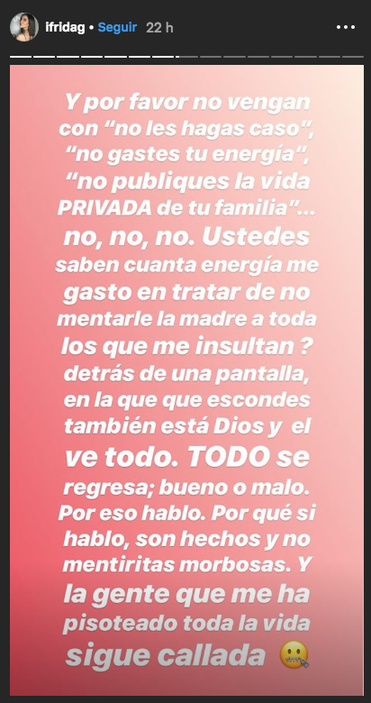 Frida Sofía estalla en contra de la familia de Silvia Pinal