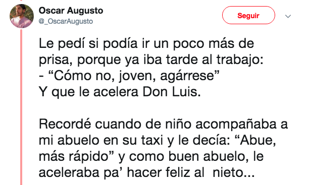 Joven ayuda a conductor de la tercera edad en Didi