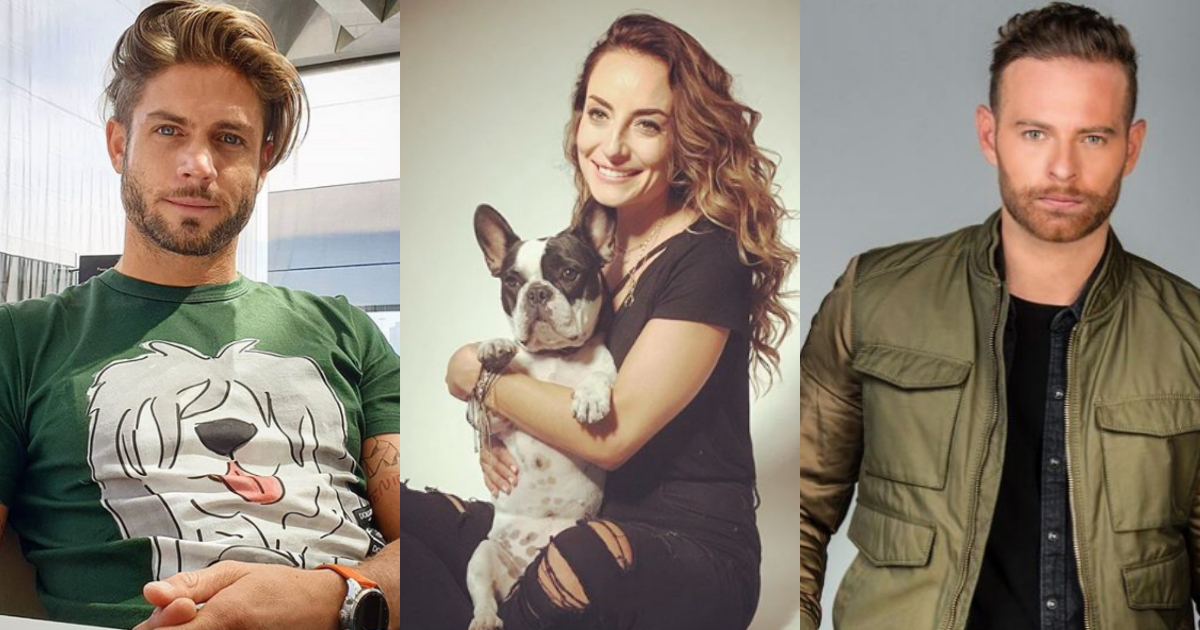 Horacio Pancheri Se Burla De Luis Ernesto Franco, Horacio Pancheri Y Marimar Vega, Horacio Pancheri, Luis Ernesto Franco, Marimar Vega, Perro
