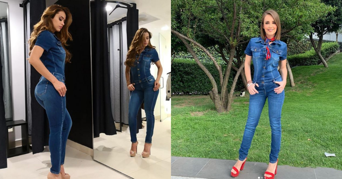 Jimena Choco copia vestidos de Yanet García