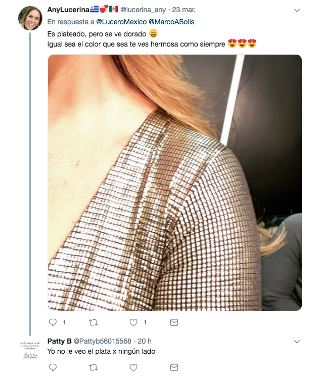 Lucero se convierte en tendencia por el color de su vestido