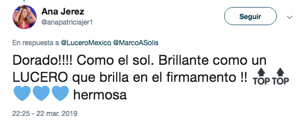 Lucero se convierte en tendencia por el color de su vestido
