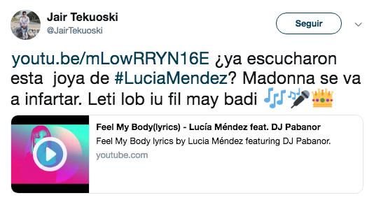 Lucía Méndez presenta nueva canción en Inglés