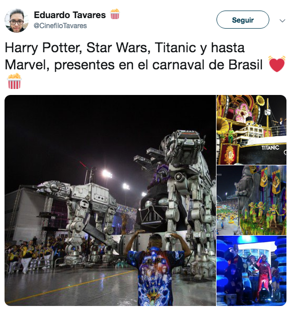 Mejores fotos del carnaval de Brasil